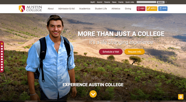 college website design