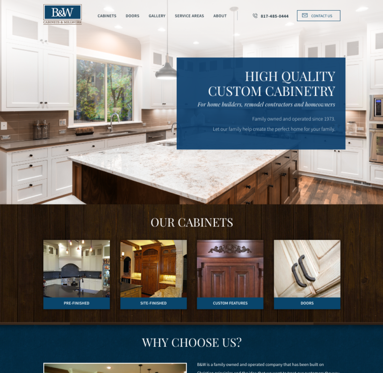 home remodeling website design