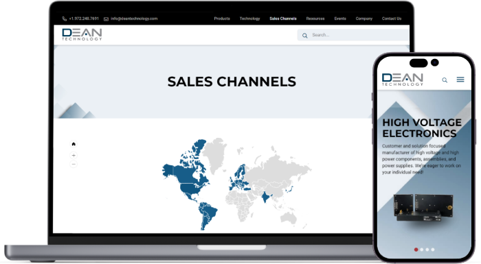 Dean Technology website preview