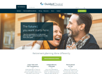 GuidedChoice Retirement Planning Website Design