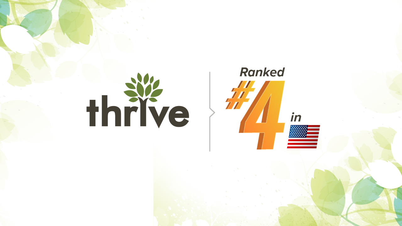 Thrive Ranks No. 4 Among All U.S. SEO Agencies for SERPs Dominance