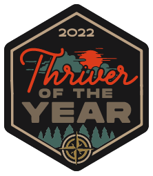 2022 Thriver of the Year Badge